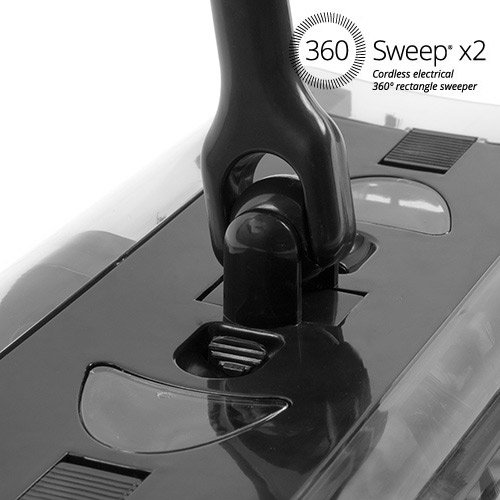 360 Sweep Suorakulmainen Patterikäyttöinen Lattiaharja - Image 4