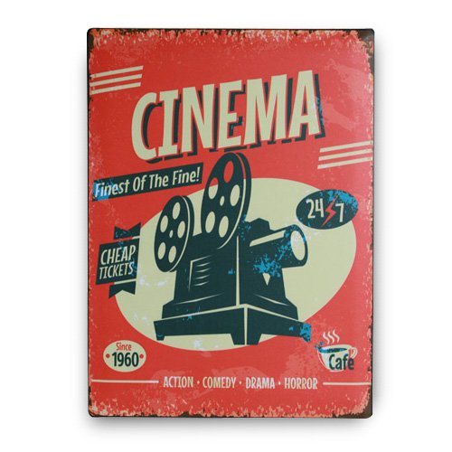 Cinema-Metallinen-Kyltti-30-x-40-cm-1 Cinema-Metallinen-Kyltti-30-x-40-cm-1
