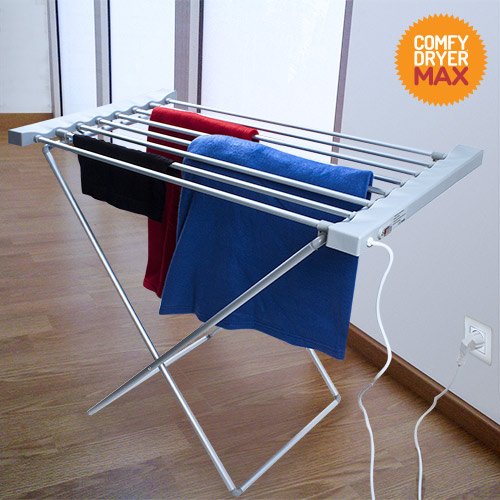 Comfy Dryer Max Sähköinen Vaatteiden Kuivausteline (8 kuivaustankoa)