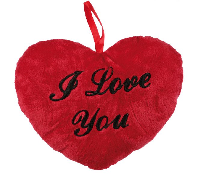 I Love You Pehmosydän 18 cm