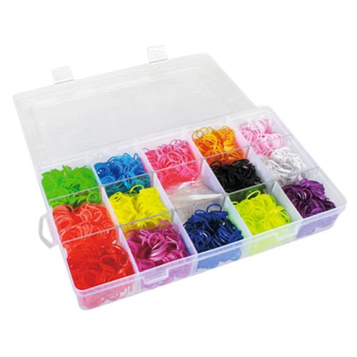 Loom Bands Kuminauhat Rannekorujen Tekoon (3000 kappaleen paketti) - Image 6