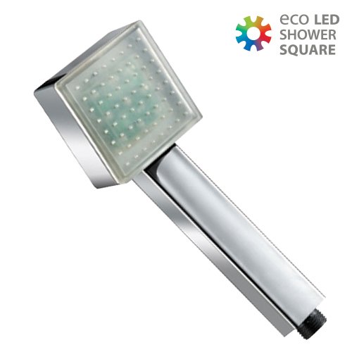 Neliskulmainen LED-Valo Suihkupää - Image 2
