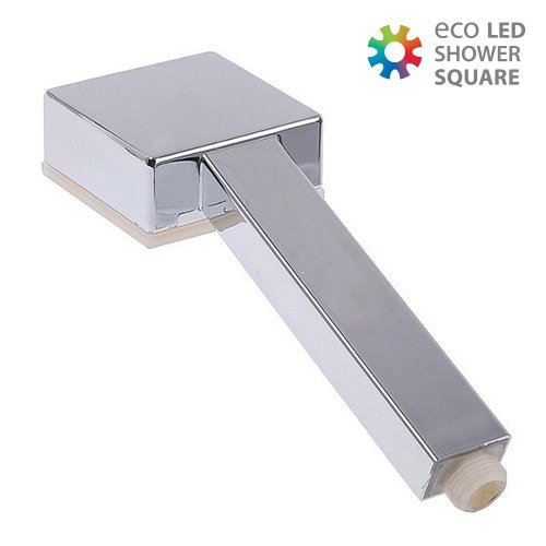 Neliskulmainen LED-Valo Suihkupää - Image 3