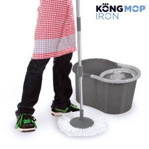 OUTLET Kong Mop Iron Pyörivä Moppi ja Sanko (Ei pakkausta)