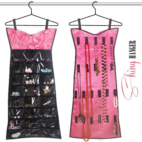 Shiny Pink Dress Hanger Koru Järjestäjä
