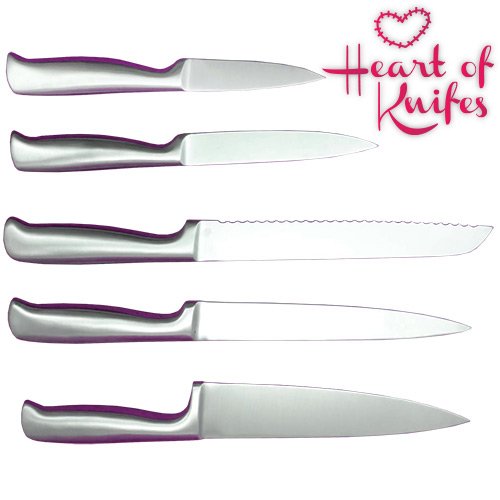 Sydän Veitsisetti Telineellä Heart of Knifes - Image 4