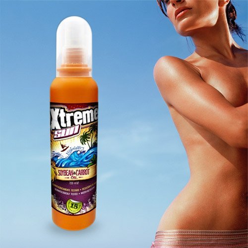 Xtreme Sun Soijapapu & Porkkanaöljy SPF15 200ml