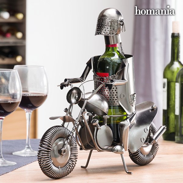 Biker by Homania Metallinen Viinipulloteline
