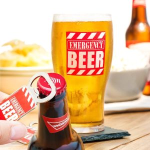 Emergency Beer Olutlasi Pullonavaajalla