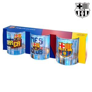 F.C. Barcelona Shottilasit (3 kpl pakkaus)