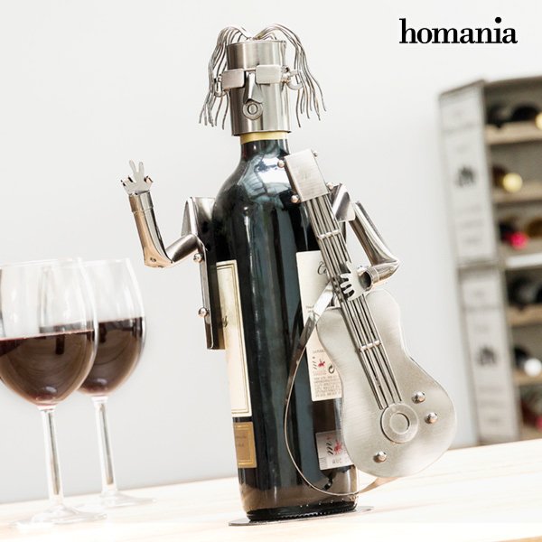 Guitarist by Homania Metallinen Viinipulloteline