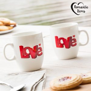 Love Romantic Items Mukit (2 kpl pakkaus)