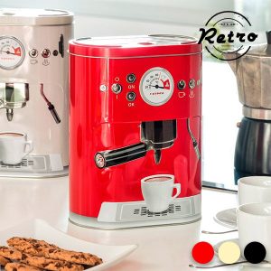 Metallinen Vintage Kahvikone Rasia