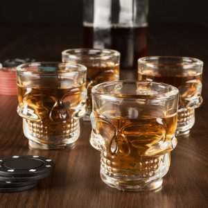 Pääkallo Lievitysshotti Setti (4 kappaleen paketti)
