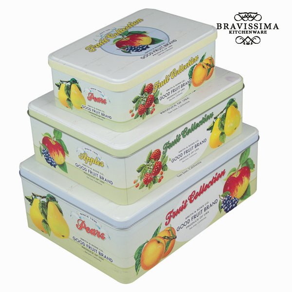 Rasiasarja 3 kpl fruits - Kitchen's Deco Kokoelma