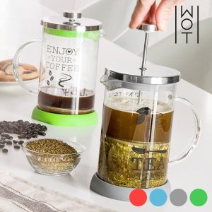 Teekannu-Pressopannu Painettavalla Suodattimella
